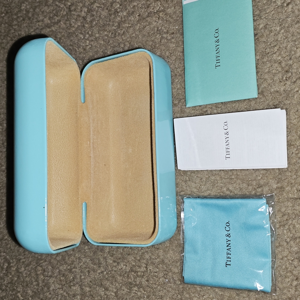 Tiffany & Co. Aqua Eyewear Case Set